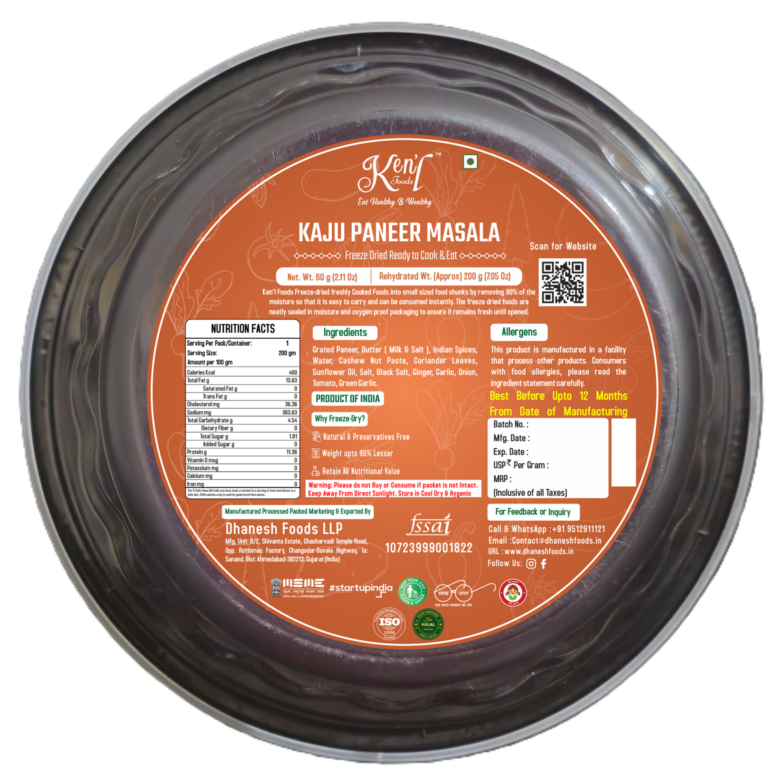 KAJU PANEER MASALA - Image 2