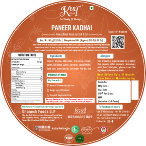 PANEER KADHAI