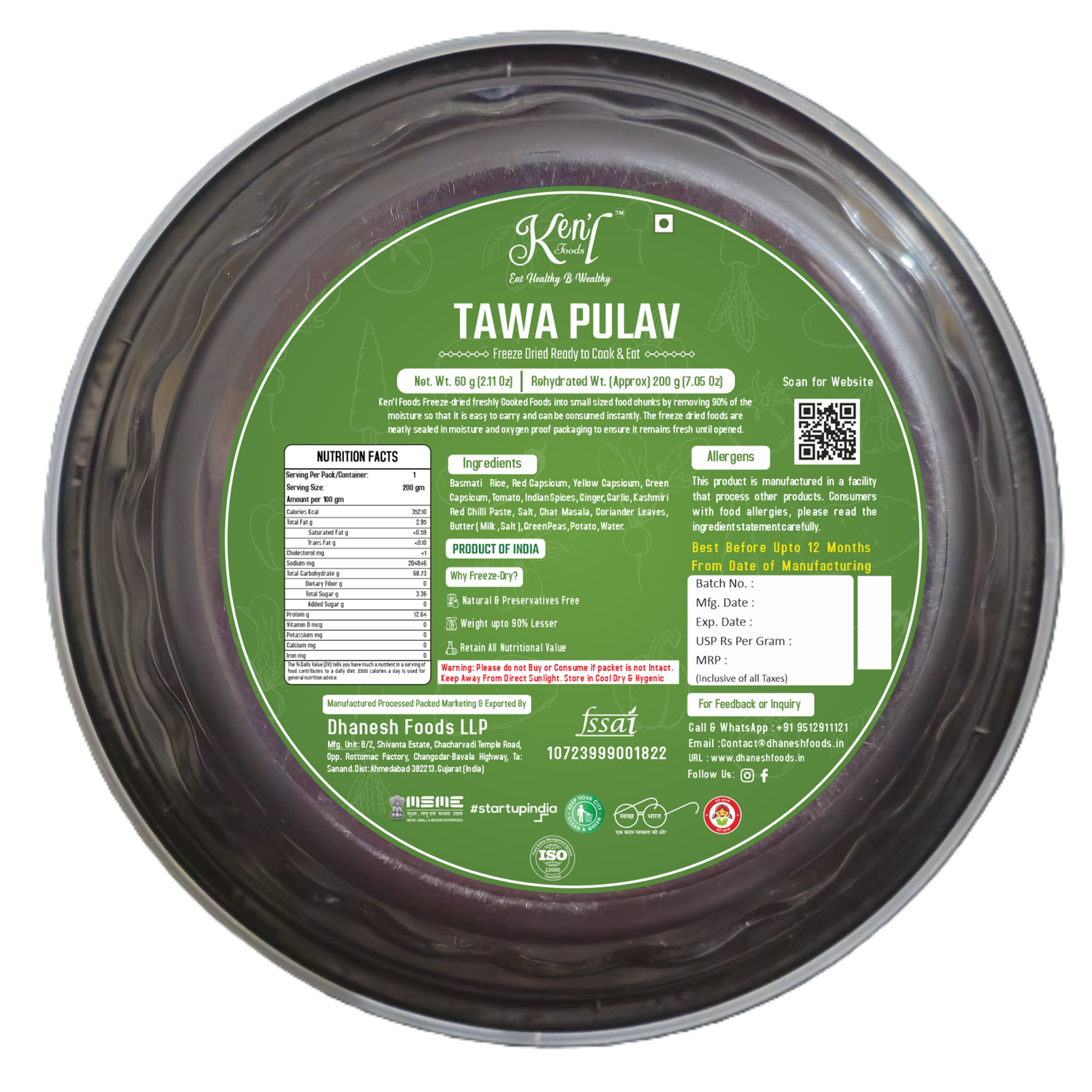 VEG TAWA PULAO - Image 2