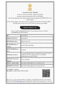 DFLLP IEC certificate_Page_1 DFLLP IEC certificate_Page_1